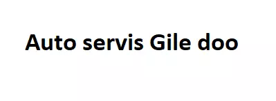AUTO SERVIS GILE DOO
